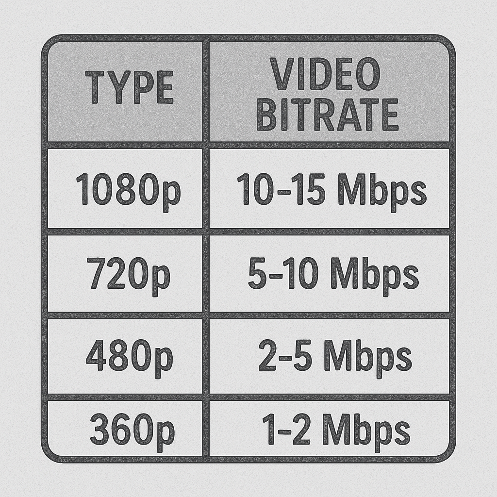Bitrate i Trailkameror